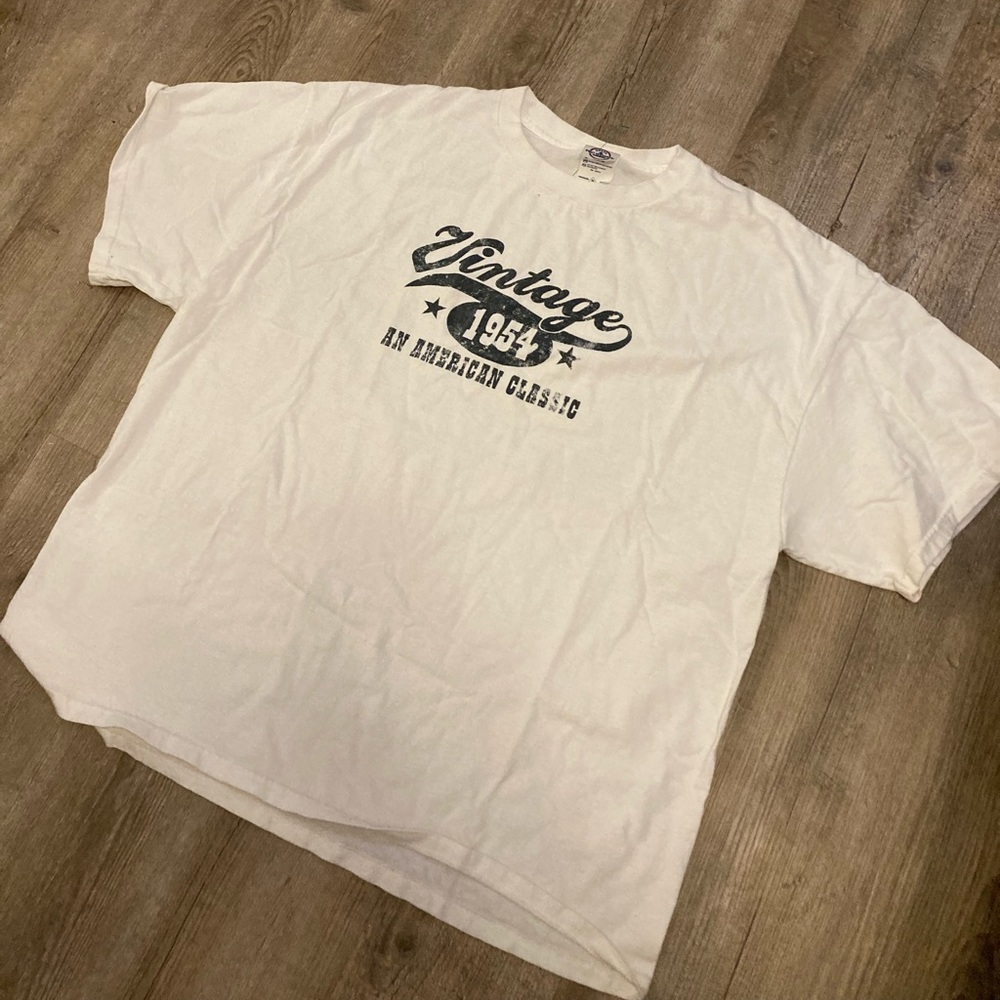 unworn white vintage shirt